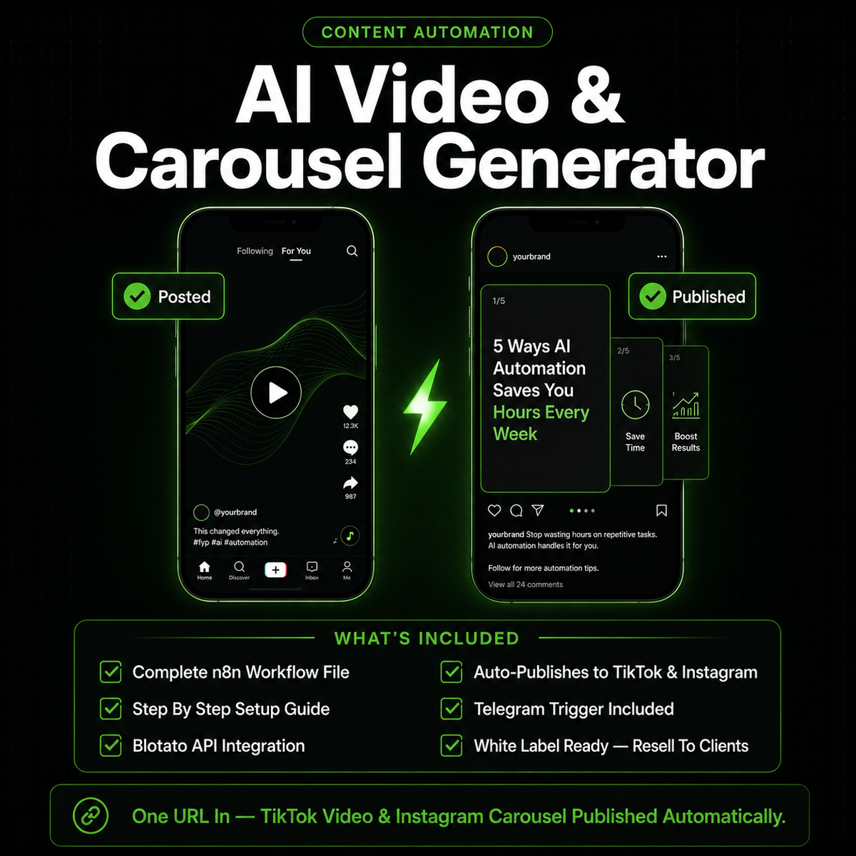 AI Video & Carousel Generator