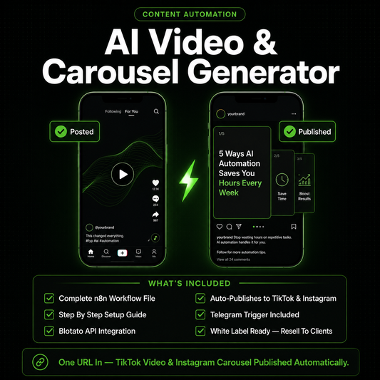 AI Video & Carousel Generator